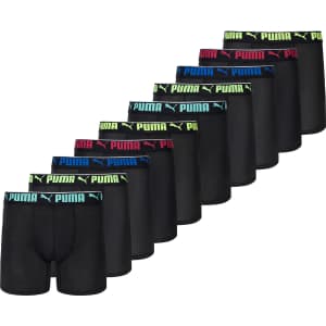 PUMA Men's Sport Mesh Boxer Brief 10-Pack: $25 PUMA Men's Sport Mesh Boxer Brief 10-Pack: $25