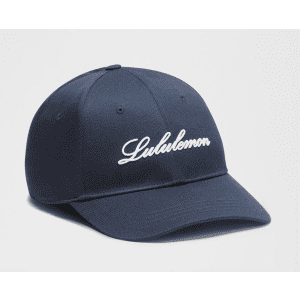 lululemon Men's Structured Script Ball Cap: $14