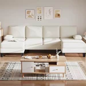 107.3" U-Shaped Sectional Sofa: $241 107.3" U-Shaped Sectional Sofa: $241