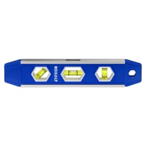 Kobalt Aluminum 3-Vial Magnetic Torpedo level: $8.98