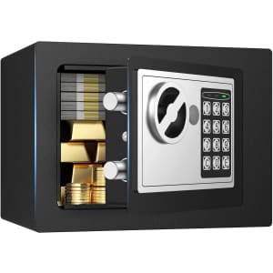 0.25-Cubic Feet Electronic Digital Safe: $24 0.25-Cubic Feet Electronic Digital Safe: $24