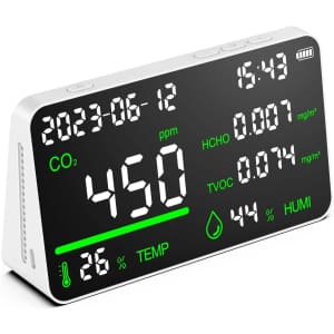7-in-1 Indoor Air Quality Monitor: $17