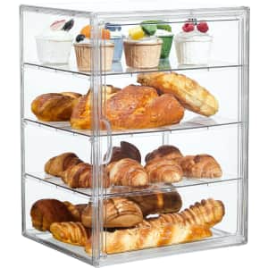 4-Layer Bread and Pastry Display Case: $30