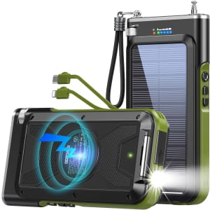 Goodaaa 45,800mAh Solar PorPower Bank: $25 w/ Prime