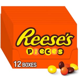 Reese's Pieces 4-oz. Box 12-Pack: $10 via Sub & Save