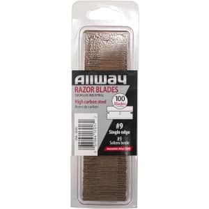 Allway 100-Count #9 Single-Edge Razor Blades: $8.14