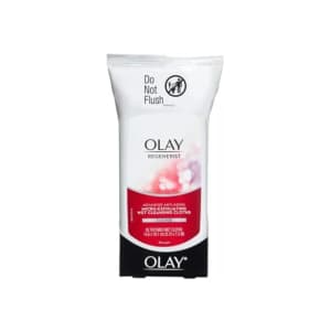 Olay Regenerist 30-Count Micro-Exfoliating Wet Cleansing Cloths: $2.99