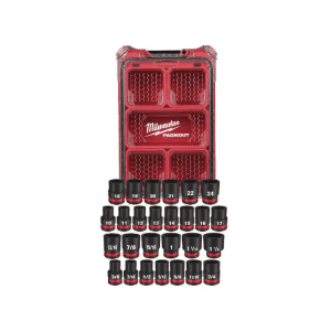 Milwaukee Shockwave Drive Metric and SAE Standard Impact Packout Socket 27-Piece Set: $99 Milwaukee Shockwave Drive Metric and SAE Standard Impact Packout Socket 27-Piece Set: $99
