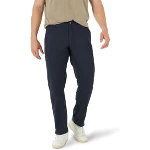 Lee Men's Extreme Motion Flat Front Relaxed Taper Pants: $19