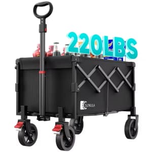 Collapsible Folding Wagon Cart: $37.75