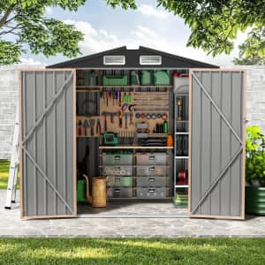 GVDV 6x4-Foot Metal Shed: $170