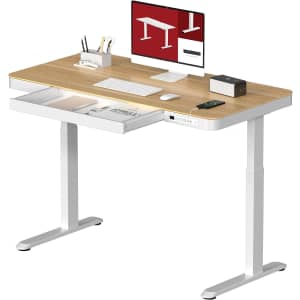 Sanodesk 48" Height Adjustable Standing Desk w/ Drawer: $199 w/ Prime