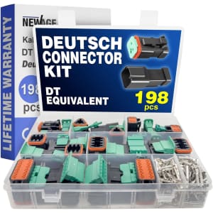 New Age America 198-Piece Deutsch Connector Kit KableLock: $25.19