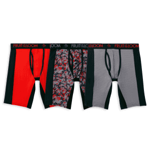 Fruit of the Loom Men's Breathable Ultra Flex Boxer Briefs 3-Pack: from $4.98
