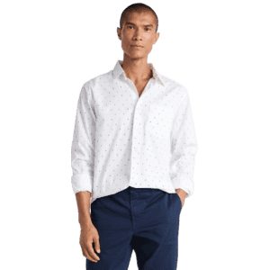 Free Assembly Men's Poplin Oxford Shirt: $9