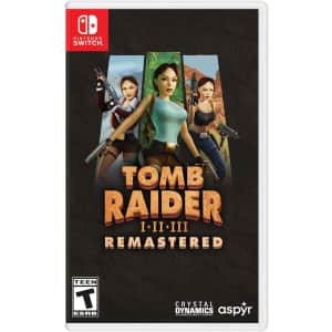 Tomb Raider I–III Remastered for Nintendo Switch: $24.99 Tomb Raider I–III Remastered for Nintendo Switch: $24.99