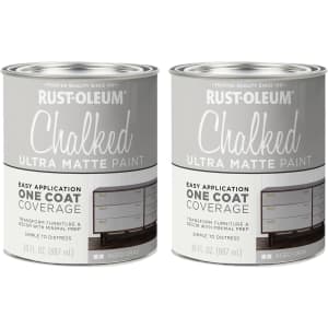 Rust-Oleum Chalked Ultra Matte Decorative Paint 30-fl oz. Can 2-Pack: $34