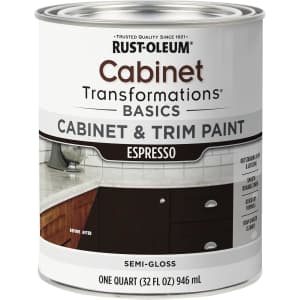 Rust-Oleum 1-Quart Transformations Basics Cabinet & Trim Paint: $15.90