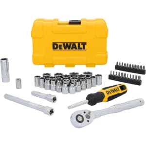DeWalt 50-Piece 3/8" Mechanics Tool Set: $37