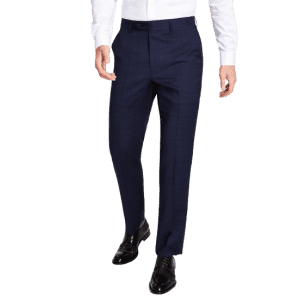 Michael Kors Men's Classic-Fit Stretch Wool-Blend Suit Pants: $29.99