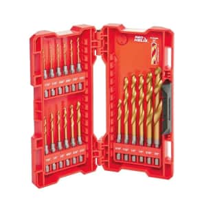 Milwaukee 18-Piece Shockwave Impact Duty Thunderbolt Titanium Drill Bit Set: $39 Milwaukee 18-Piece Shockwave Impact Duty Thunderbolt Titanium Drill Bit Set: $39