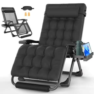 GVDV 33" Oversized Zero Gravity Chair: $79.99