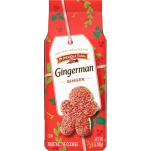 Pepperidge Farm Gingerman Cookies 5-oz. Bag: $2.73 via Sub & Save Pepperidge Farm Gingerman Cookies 5-oz. Bag: $2.73 via Sub & Save