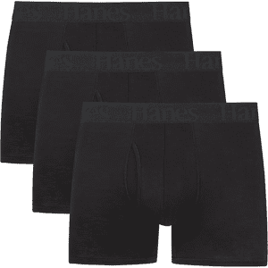 Hanes Men's Originals Supersoft Boxer Brief Trunks 3-Pack: $13 Hanes Men's Originals Supersoft Boxer Brief Trunks 3-Pack: $13