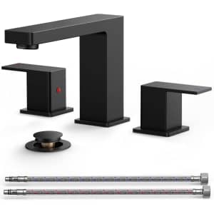 Forious 3-Hole Bathroom Faucet w/ Metal Pop-Up Drain: $48 w/ Prime