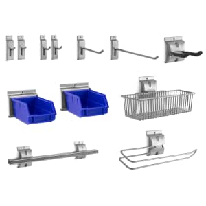 NewAge Products 12-Piece Slatwall Hooks Set: $84.99