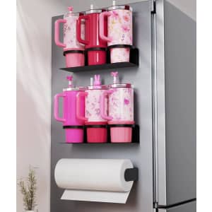 Magnetic Cup Holder/Paper Towel Holder: $12.49