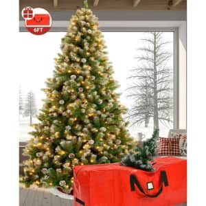Yexmas 6ft Pre-Lit Christmas Tree: $89.99