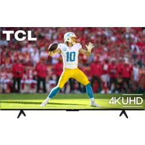 TCL S5 58S5F 58" 4K HDR LED Smart TV: $235