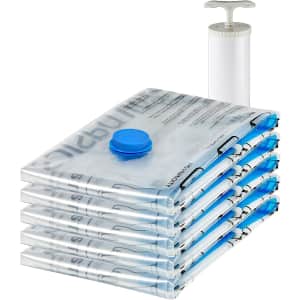 Amazon Basics Vacuum Storage Bag 5-Pack: $10