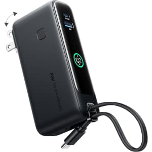 INIU 3-in-1 10,000mAh Portable Charger: $16.79