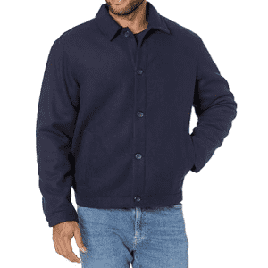 Amazon Essentials Men's Wool Bomber Jacket: From $15