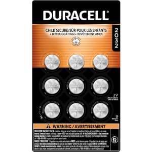 Duracell 2032 Child Secure Lithium Battery 9-Pack: $9.18 via Sub & Save