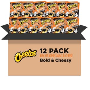 Cheetos Limited Edition Box of Bones Halloween Mac & Cheese 12-Pack: $21 Cheetos Limited Edition Box of Bones Halloween Mac & Cheese 12-Pack: $21