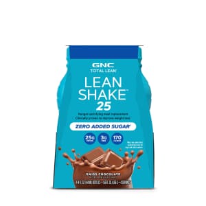 GNC Swiss Chocolate 14oz. Lean Shake 8-Pack: $19