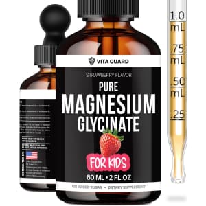 Vita Guard Kids' 60mL Sugar Free Pure Magnesium Glycinate Supplement Bottle: $11.48 Vita Guard Kids' 60mL Sugar Free Pure Magnesium Glycinate Supplement Bottle: $11.48
