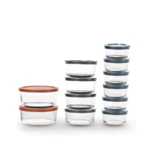 Art & Cook 24-Piece Glass Food Storage Set: $24.93