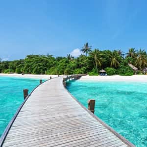 10-Night Abu Dhabi & Maldives Flight & Hotel Vacation: From $2,549 per person 10-Night Abu Dhabi & Maldives Flight & Hotel Vacation: From $2,549 per person