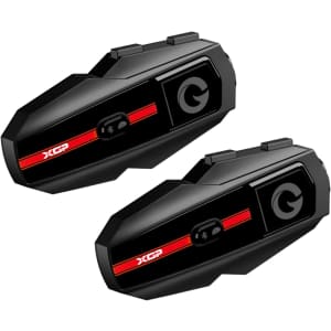 XGP Motorcycle Helmet Bluetooth V5.2 Headset 2-Pack: $59.99