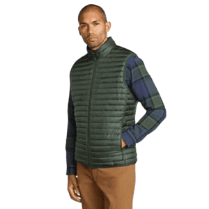 Eddie Bauer Men's Microlight Down Vest: $30 in cart