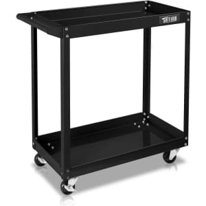 Industrial 2-Tier Rolling Tool Cart: $40 Industrial 2-Tier Rolling Tool Cart: $40