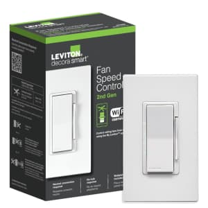 Leviton Decora Smart Wi-Fi Fan Controller: $35 Leviton Decora Smart Wi-Fi Fan Controller: $35