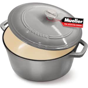 Mueller 6-Quart Enameled Cast Iron Dutch Oven: $38.69