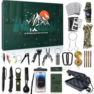Jiuyuds Advent Calendars & Emergency Survival Gear: $23.19