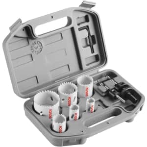Bosch 9-Piece General-Purpose Bi-Metal Hole Saw Kit: $37.99