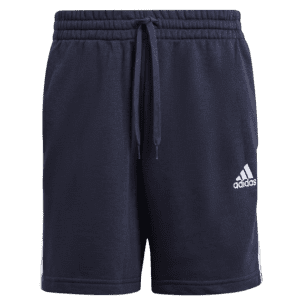 adidas Men's Essentials French Terry 3-Stripes Shorts: $11 adidas Men's Essentials French Terry 3-Stripes Shorts: $11